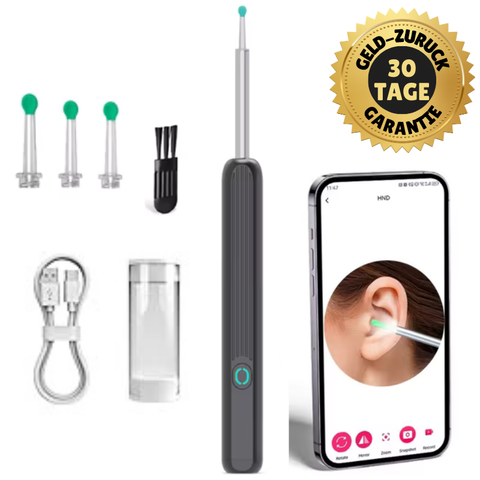 CleanEar 2.0 Ohrenschmalz Entferner Otoskop